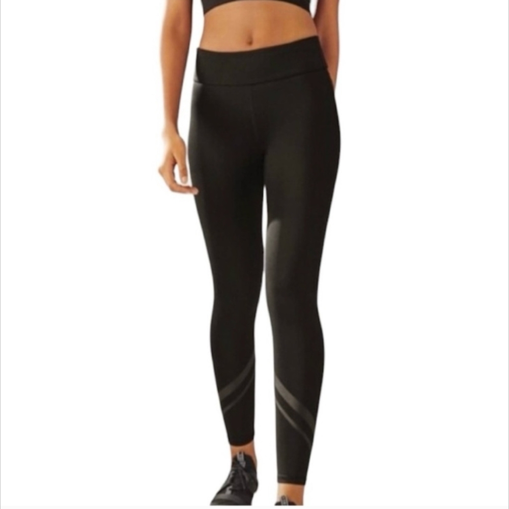 Tory Sport Chevron Leggings Black XS